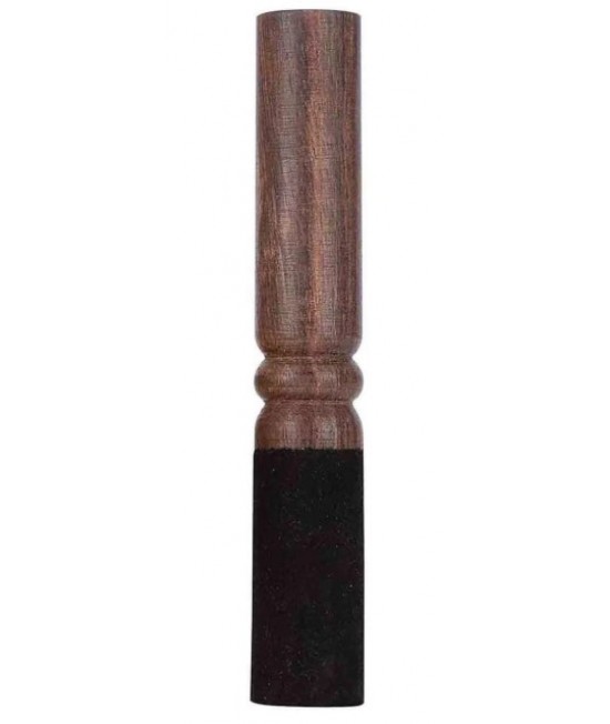 銅磬 頌缽皮棒 雞翅木敲棒 敲擊皮棒 11CM